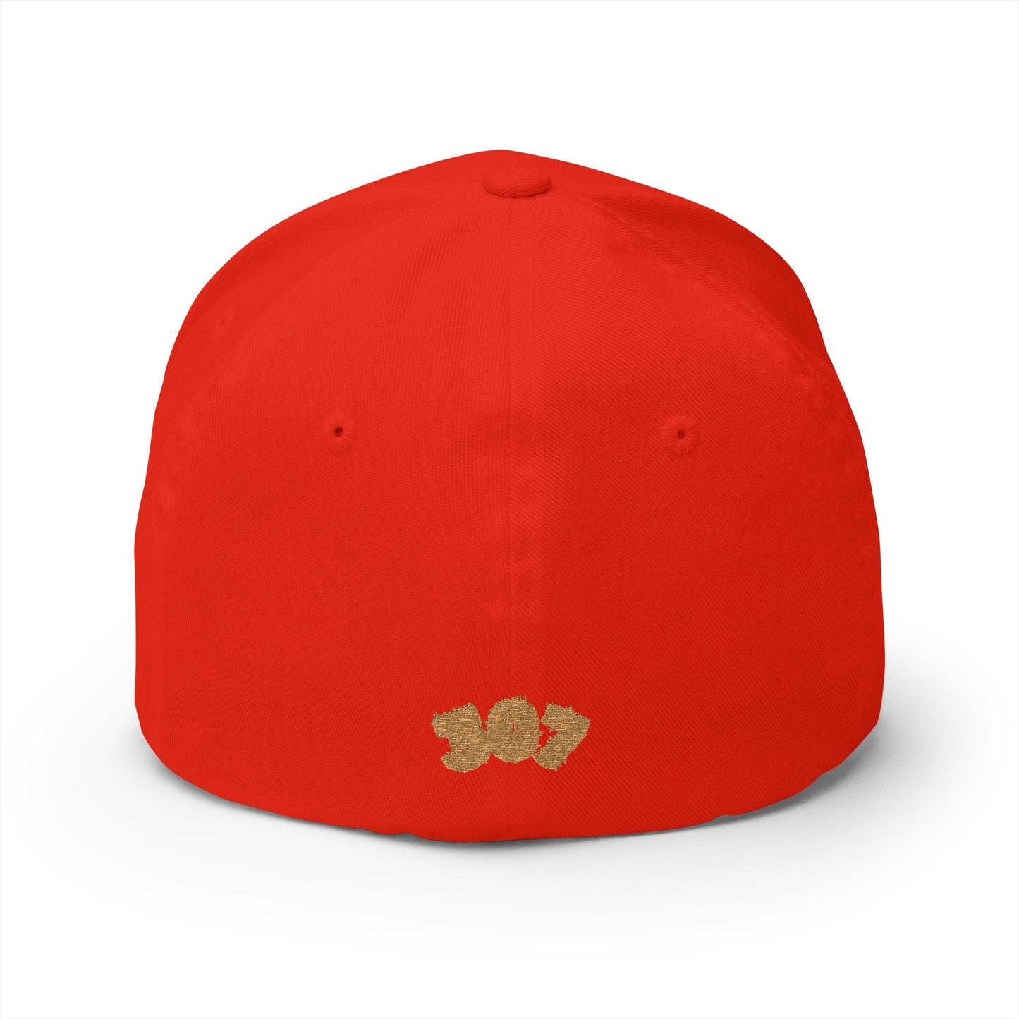 307 Wyoming Bison - Closed-Back Structured Cap (Embroidery)