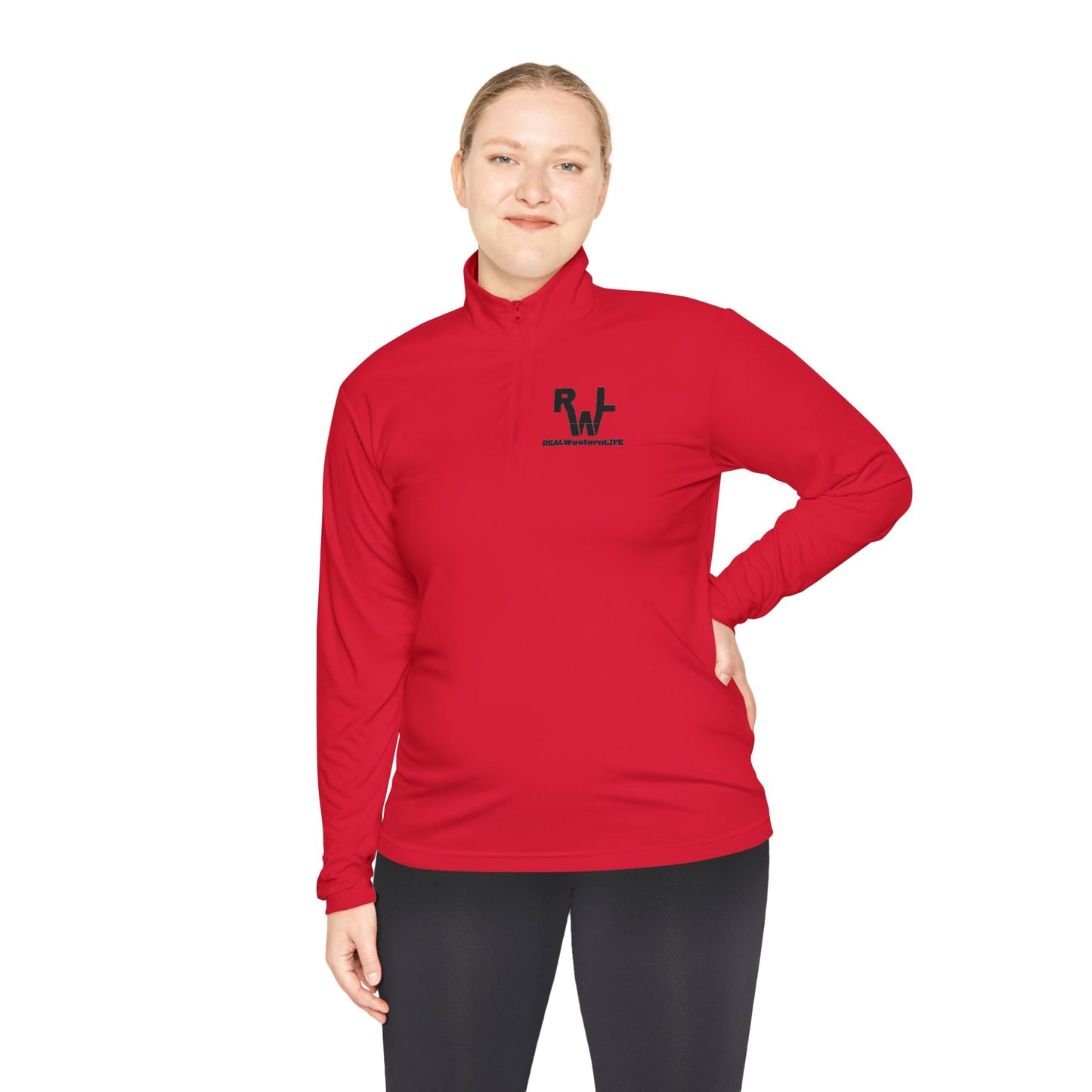 Real Western Life - Quarter-Zip Pullover for Active Lifestyle