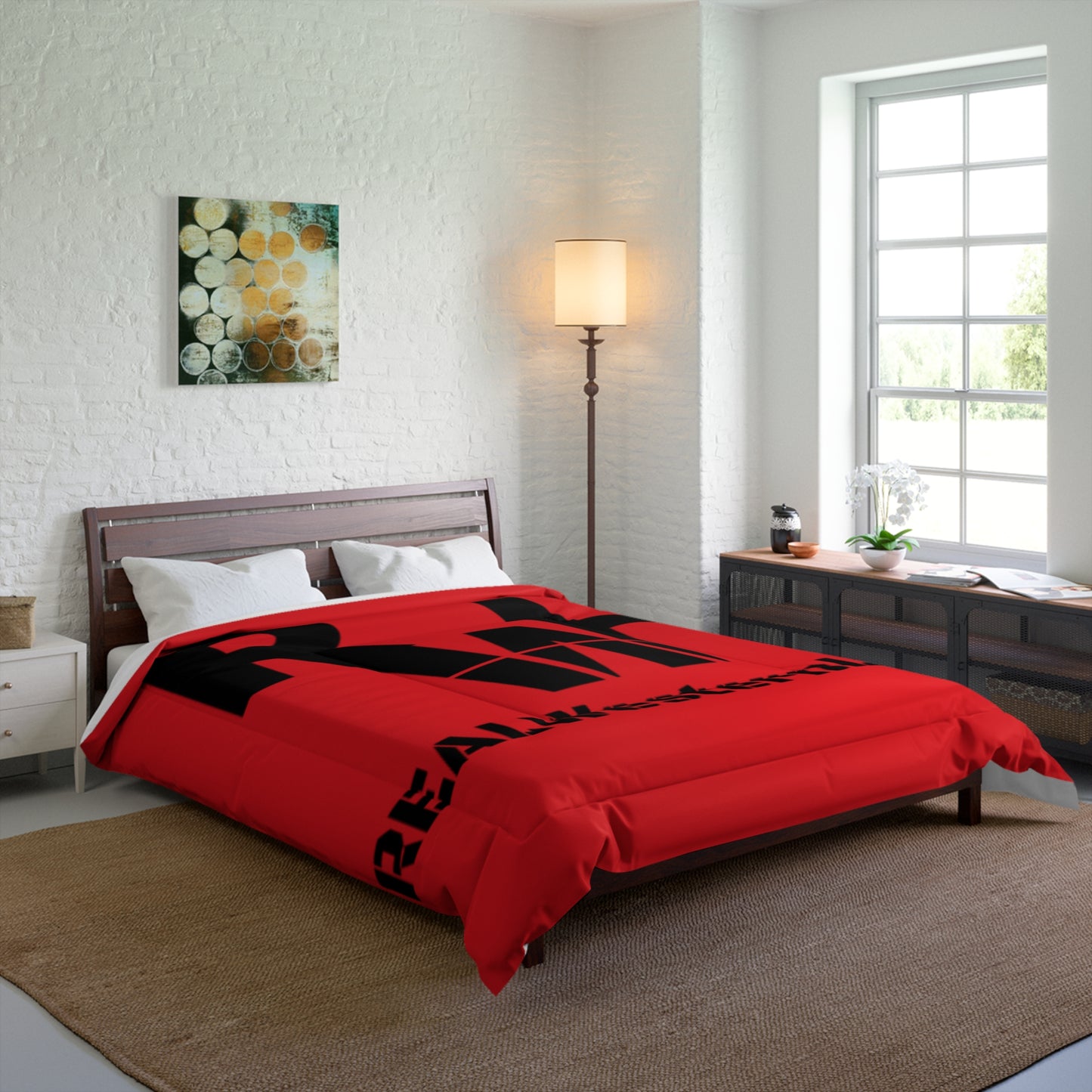 Real Western Life Rustic Reversible Comforter with Brand