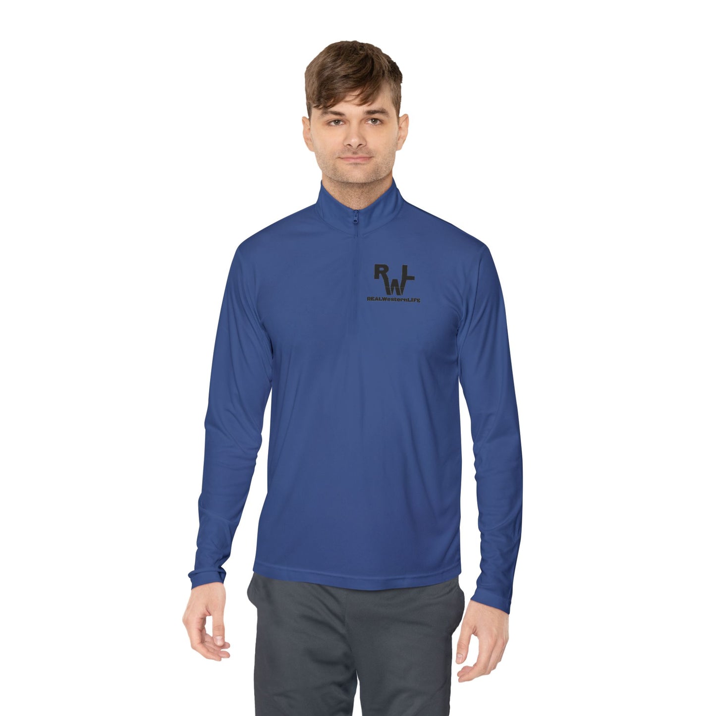Real Western Life - Quarter-Zip Pullover for Active Lifestyle