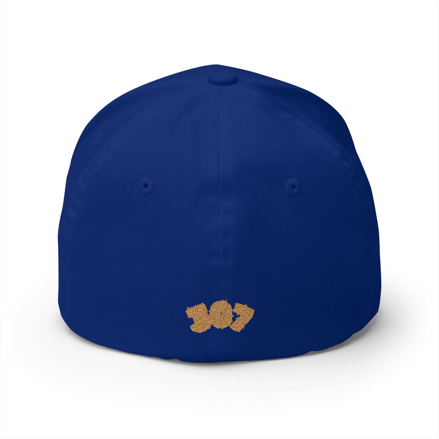 307 Wyoming Bison - Closed-Back Structured Cap (Embroidery)