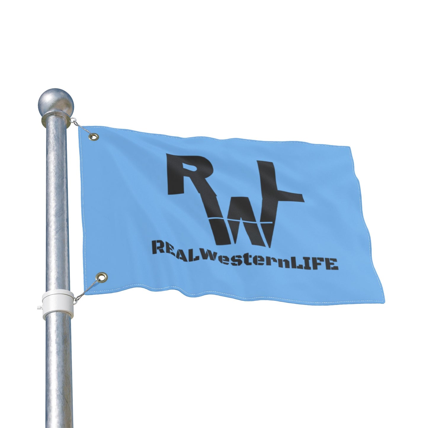 Real Western Life - Double Sided Flag - Customize it!
