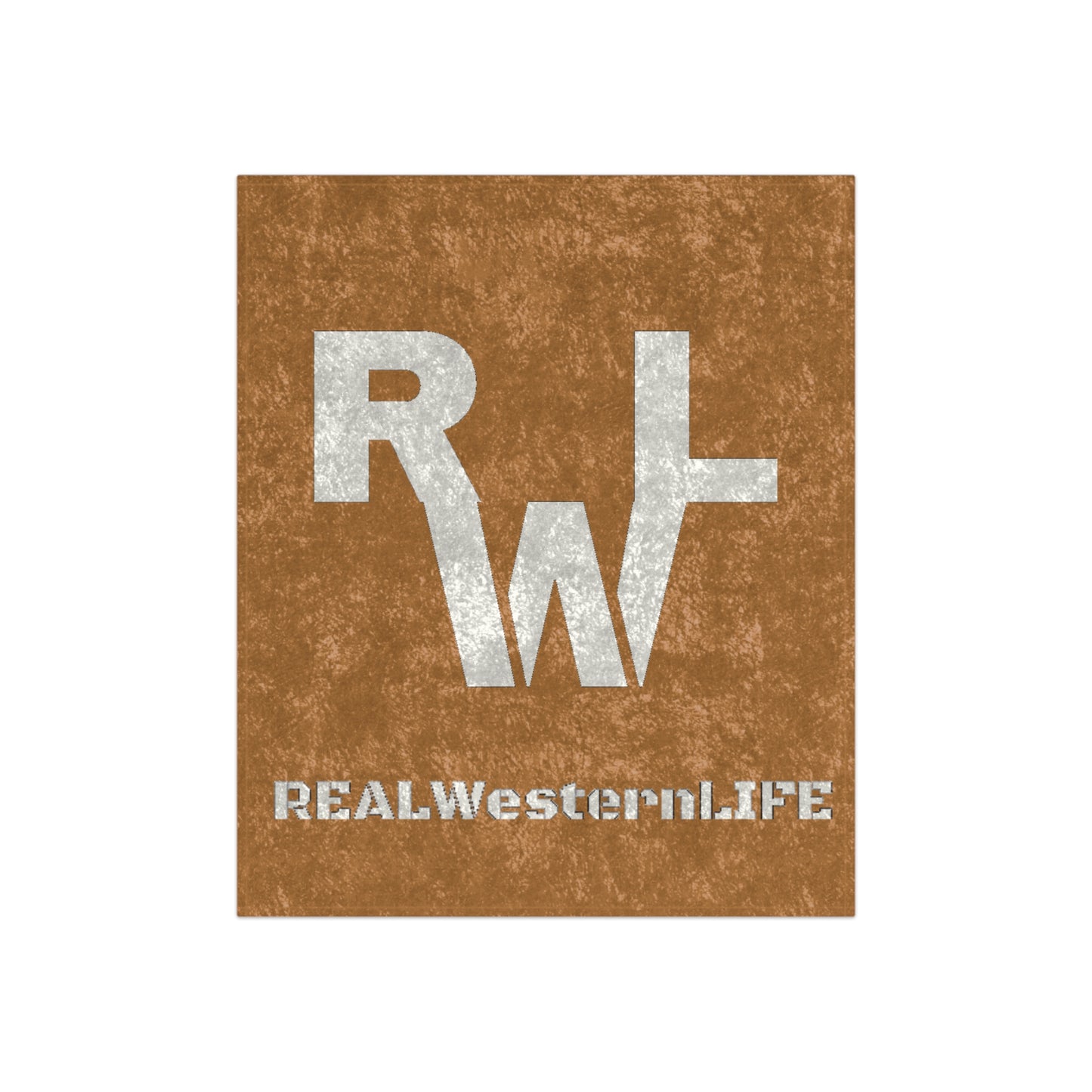Real Western Brand - Crushed Velvet Blanket