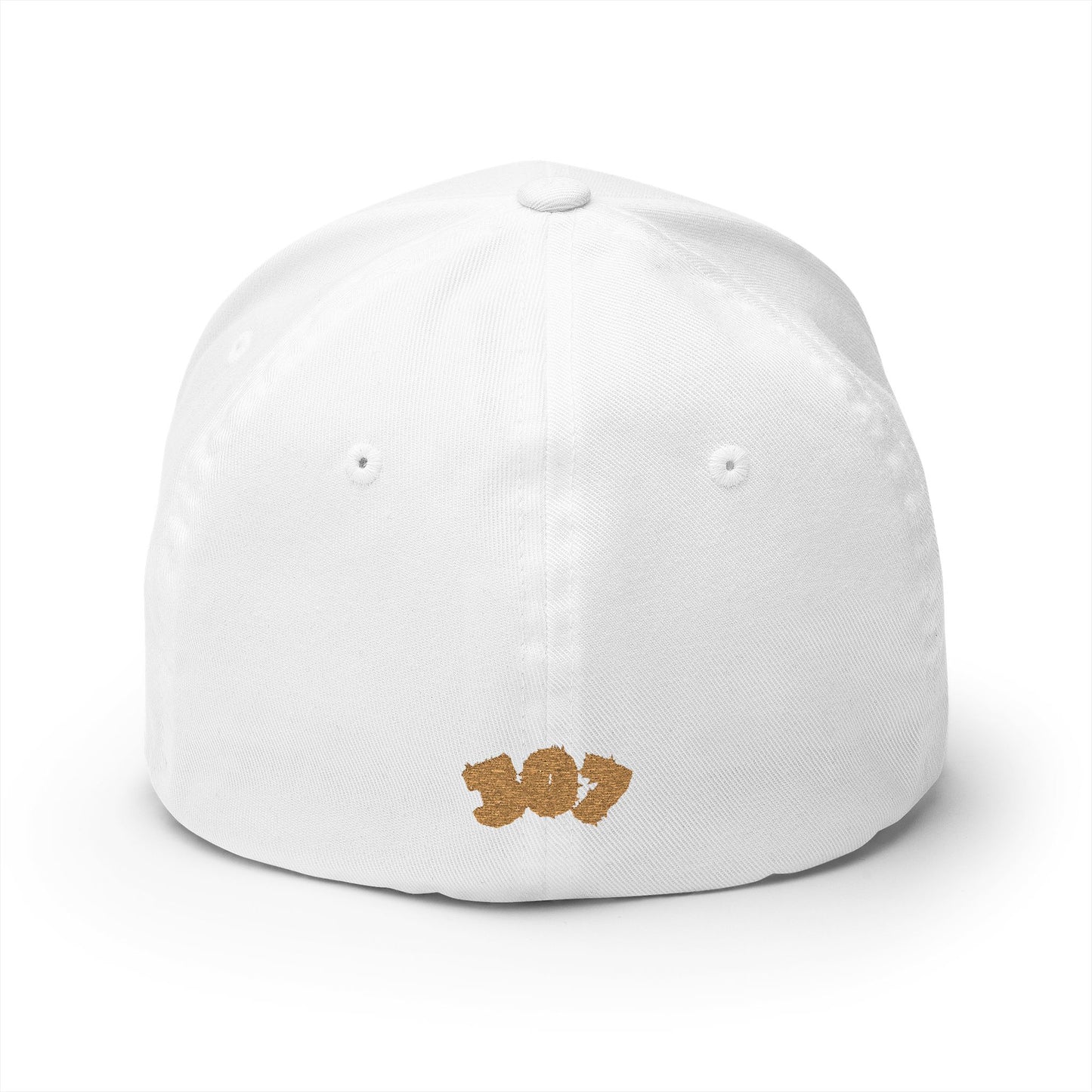 307 Wyoming Bison - Closed-Back Structured Cap (Embroidery)