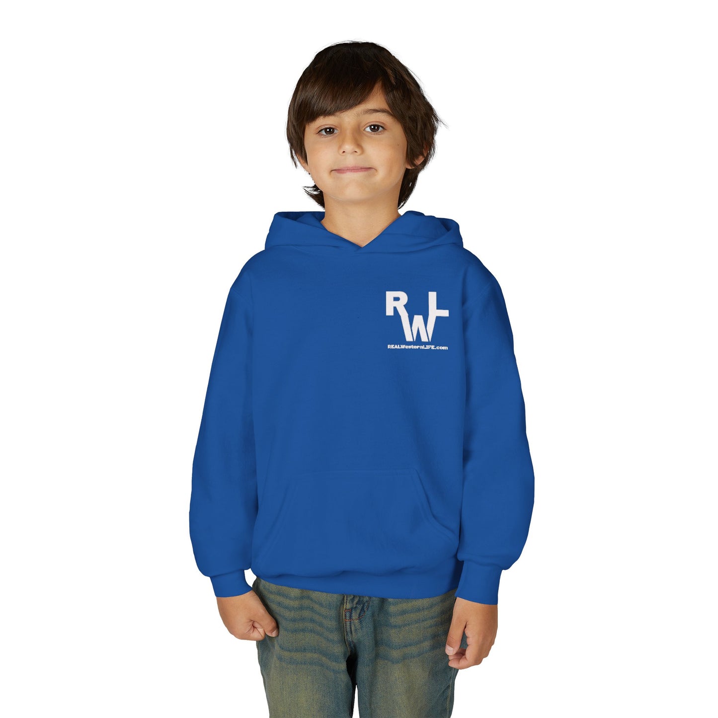 Kids Western Life Hooded Sweatshirt - Real Western Life Custom Brand Design