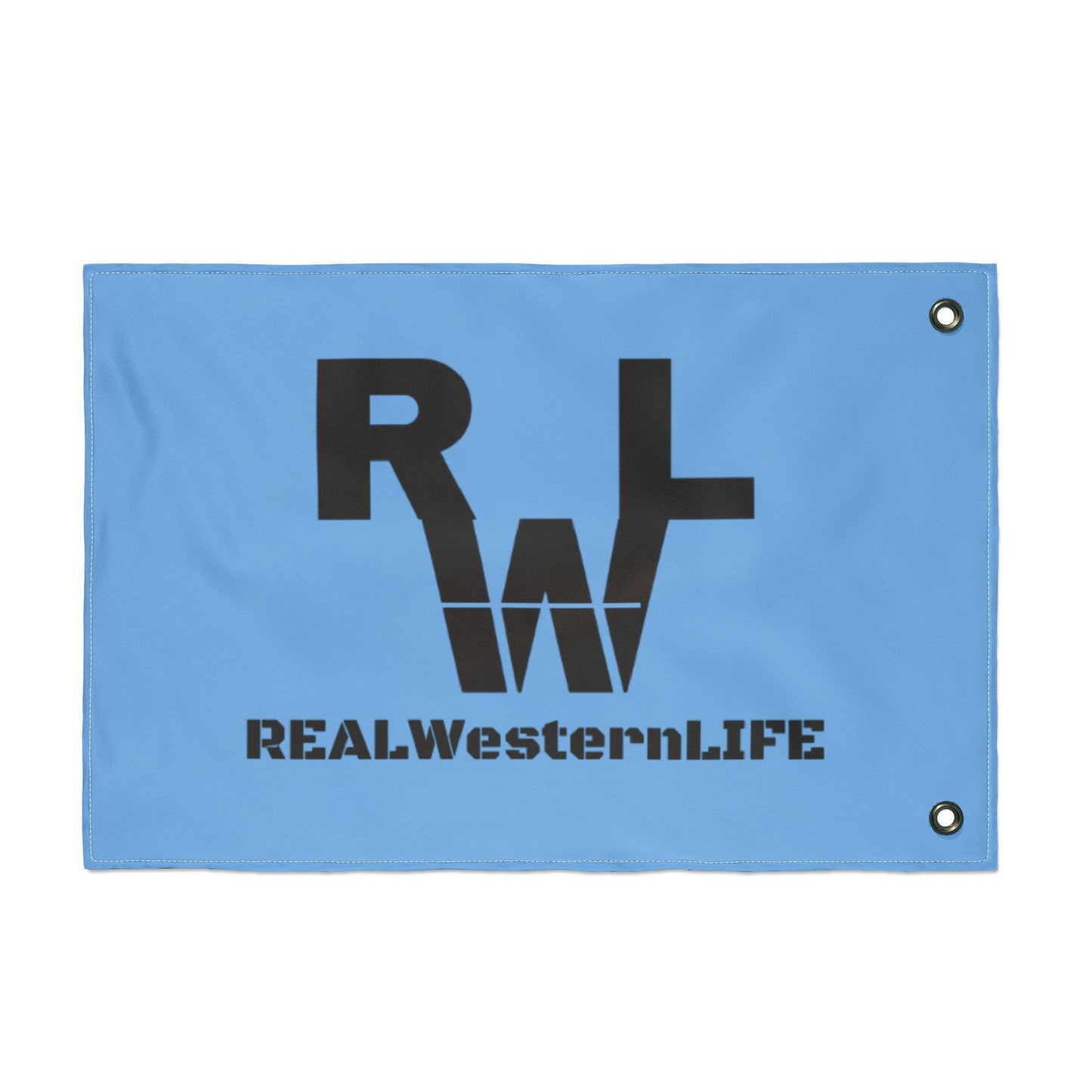 Real Western Life - Double Sided Flag - Customize it!