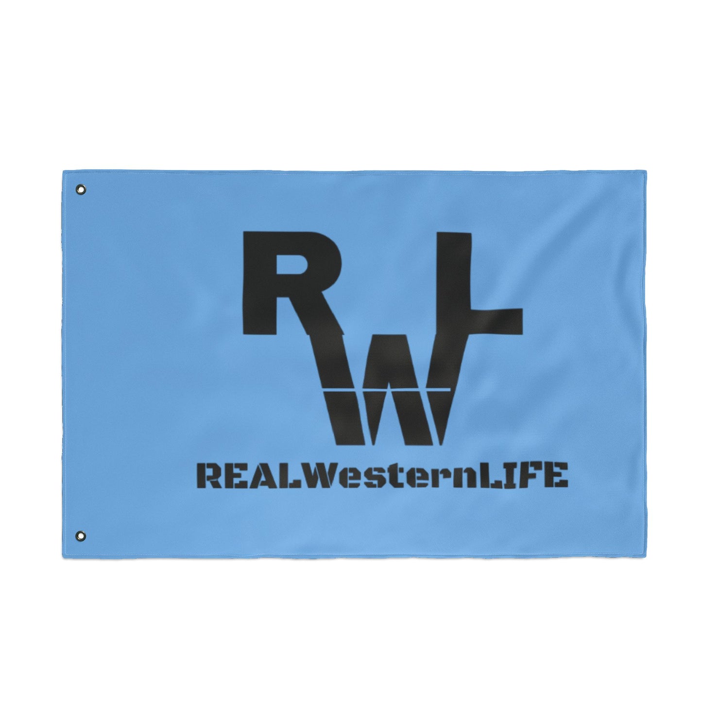 Real Western Life - Double Sided Flag - Customize it!