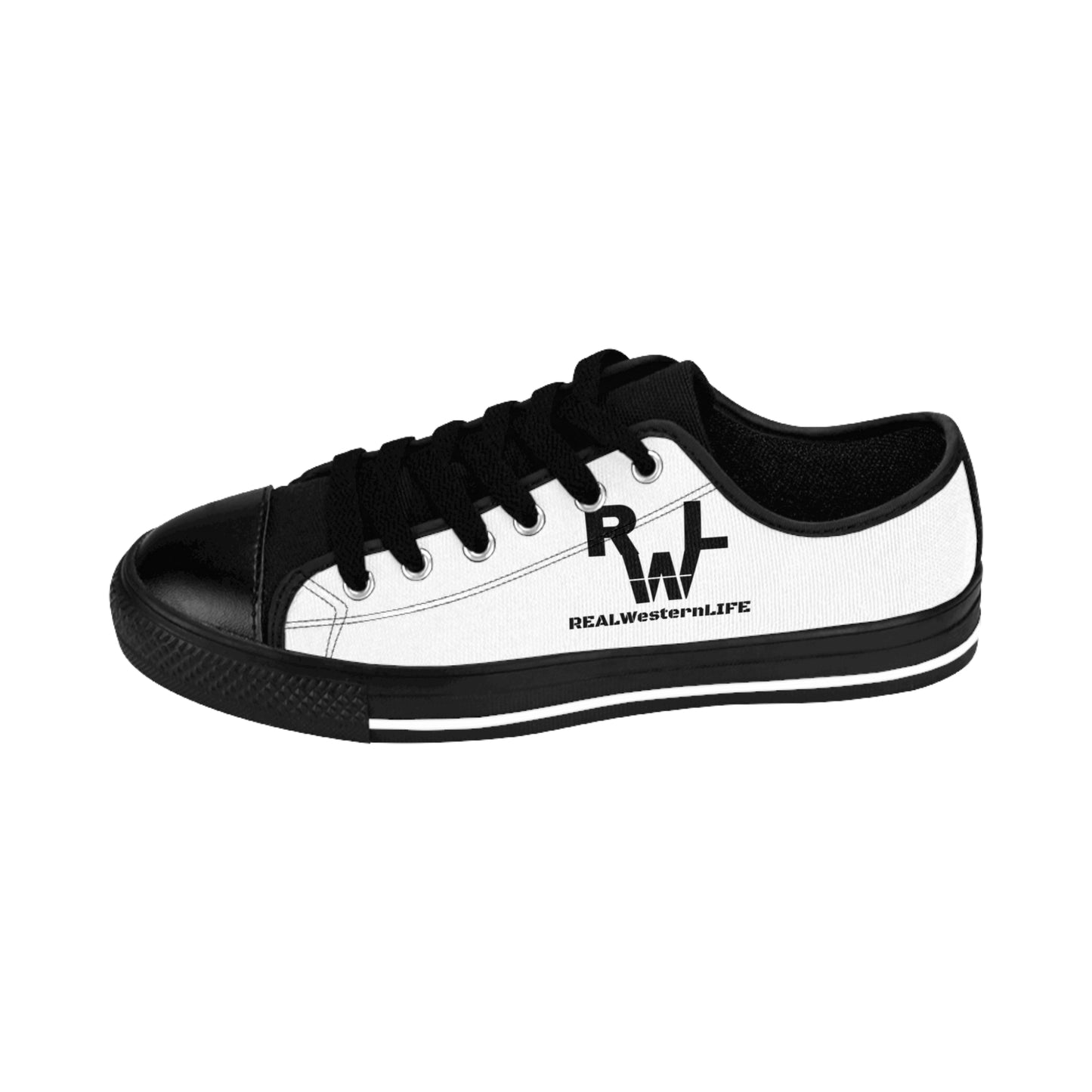 Customize Real Western Life - Stylish Women's Sneakers -Replace our brand with yours!