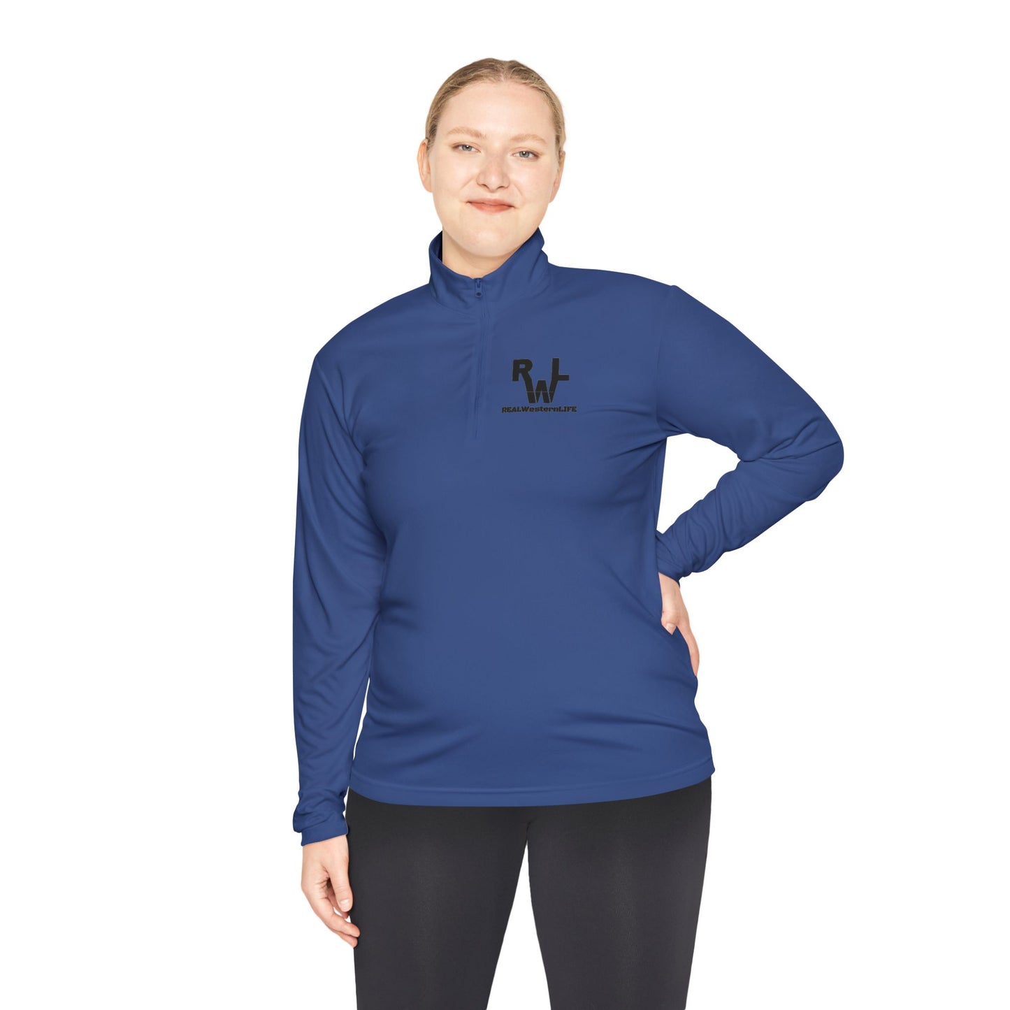 Real Western Life - Quarter-Zip Pullover for Active Lifestyle