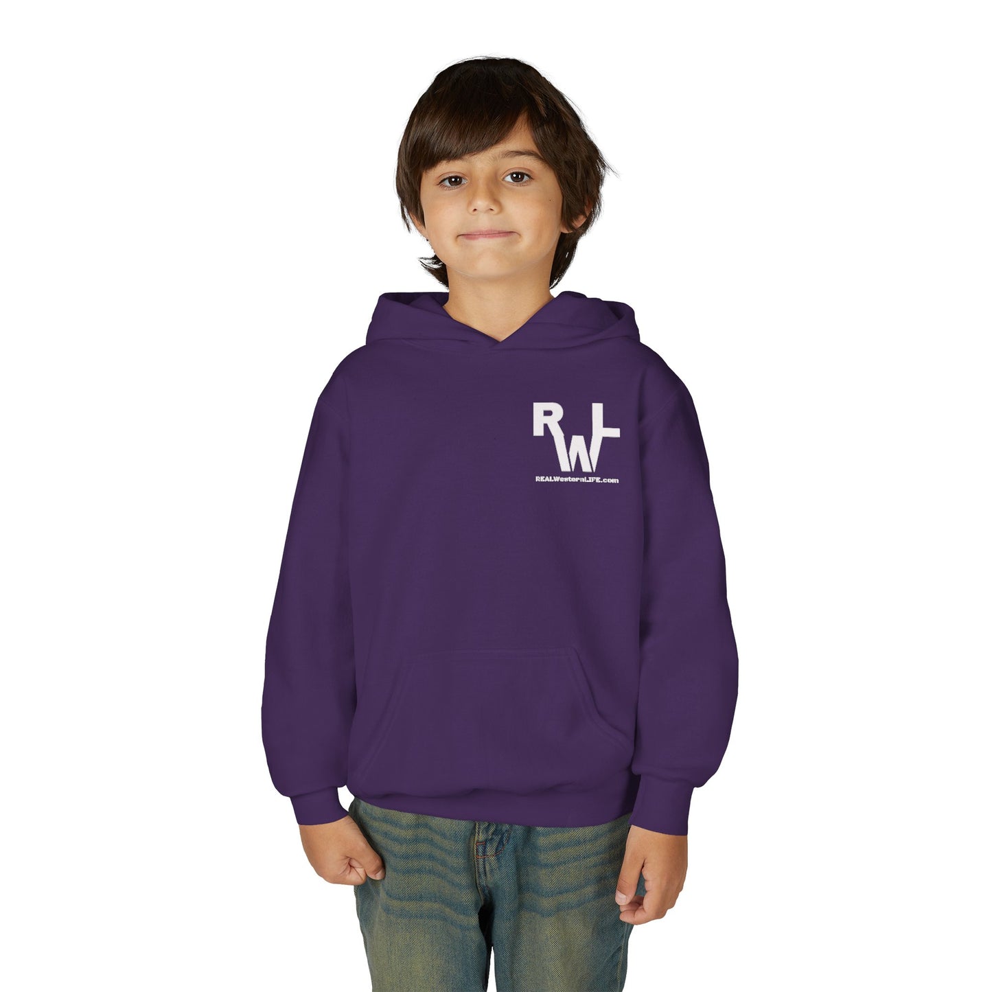 Kids Western Life Hooded Sweatshirt - Real Western Life Custom Brand Design
