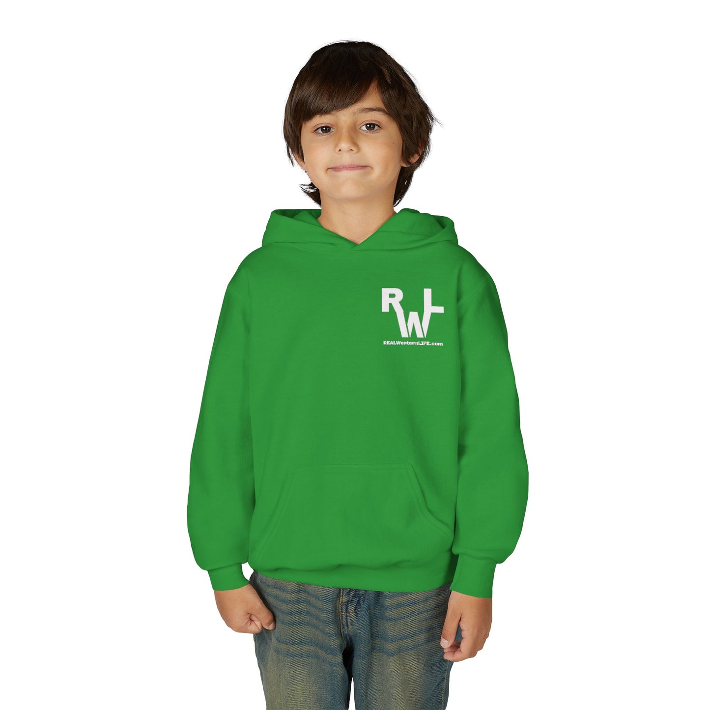 Kids Western Life Hooded Sweatshirt - Real Western Life Custom Brand Design
