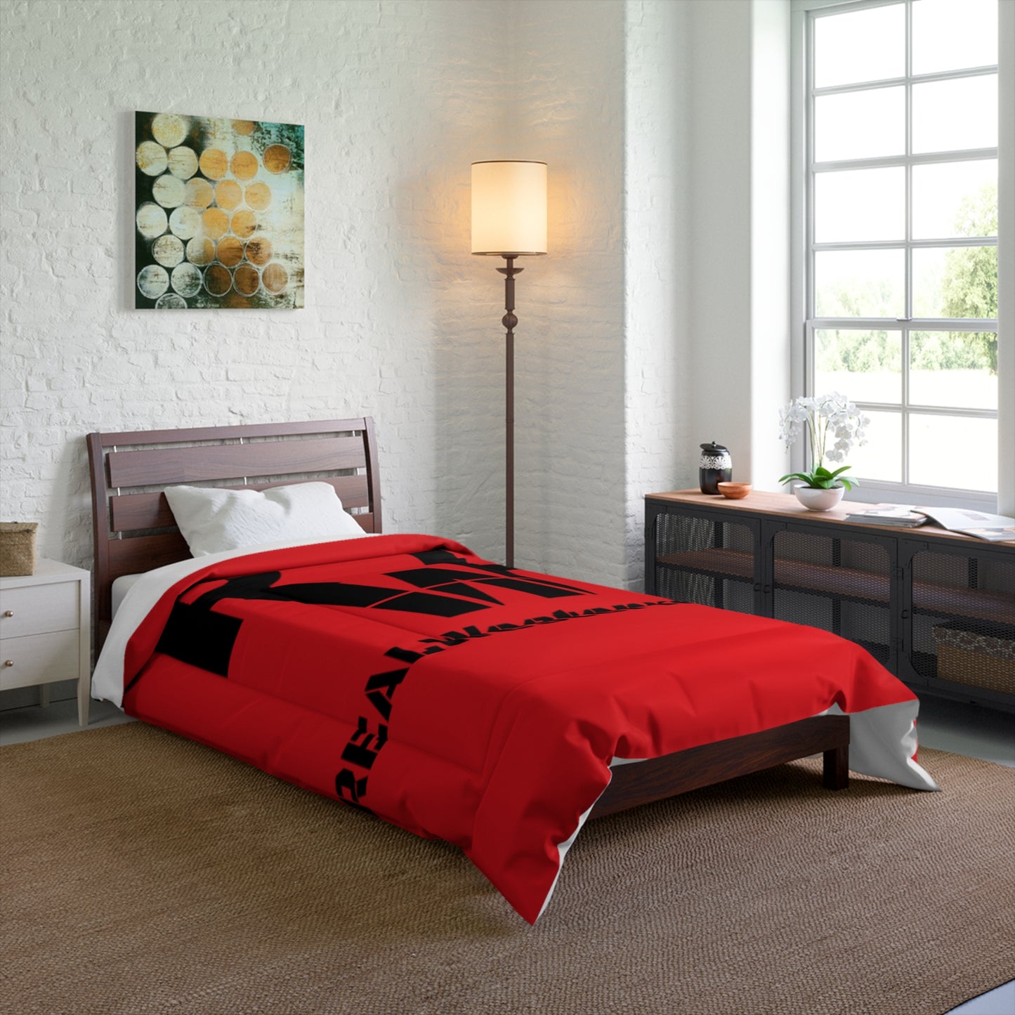 Real Western Life Rustic Reversible Comforter with Brand