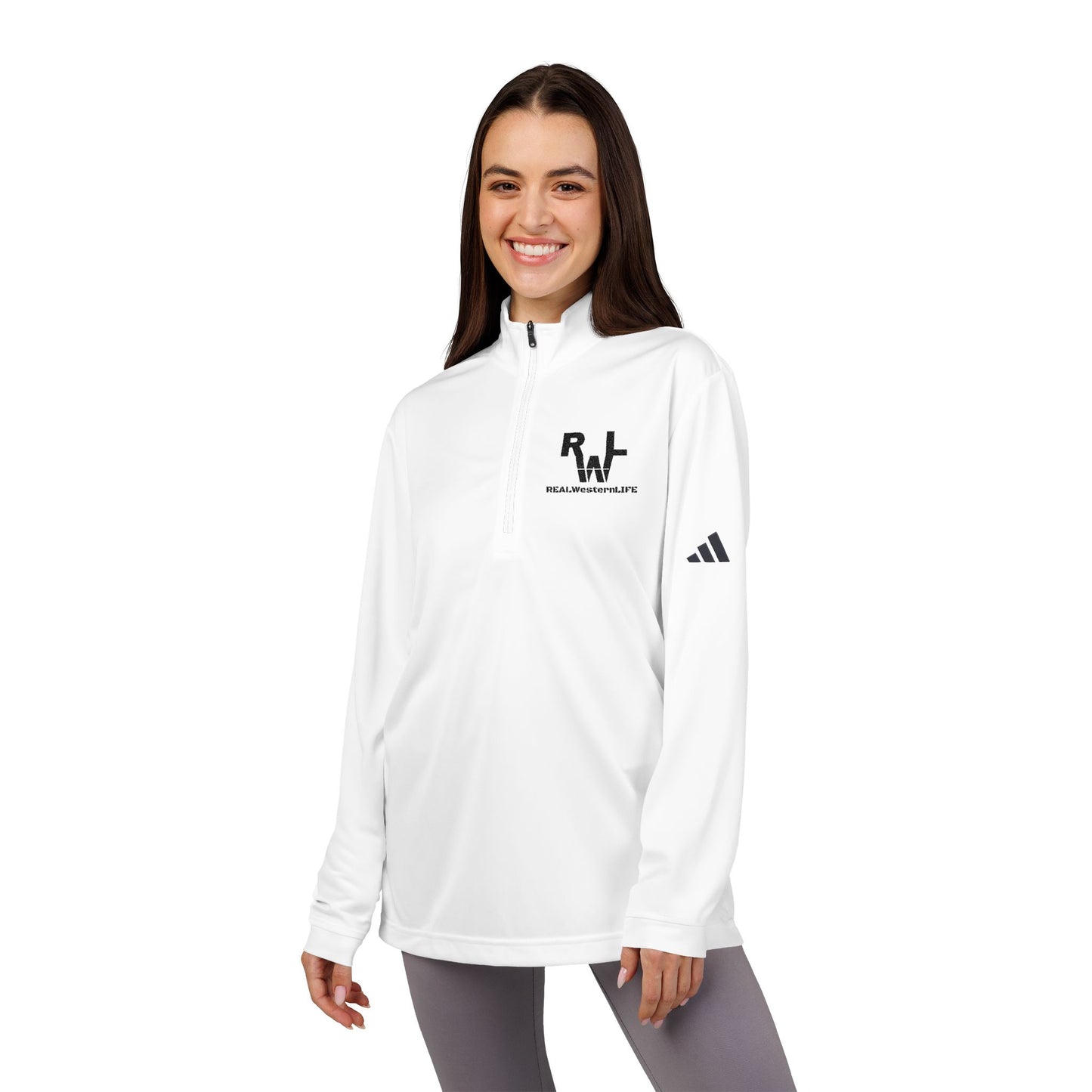 Quarter-Zip Pullover - Real Western Life Adidas® Design