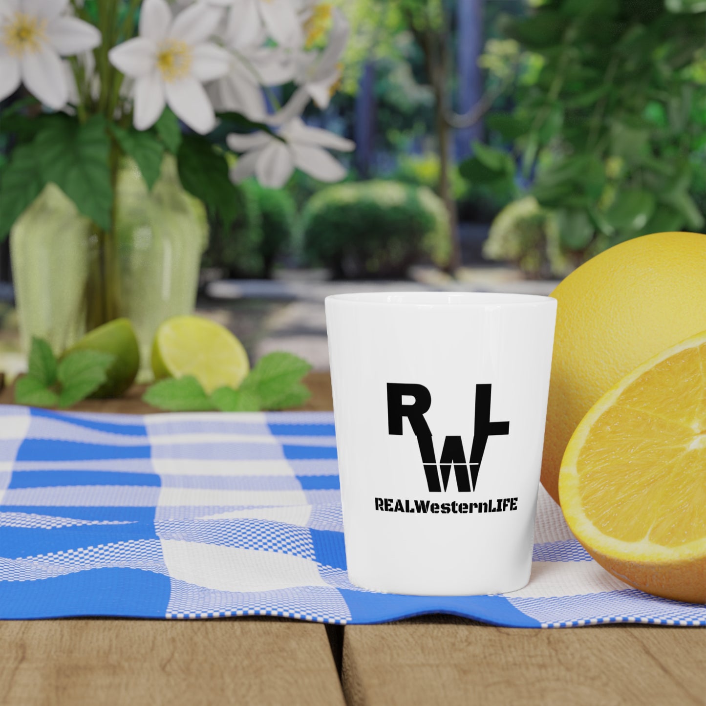 Real Western Life Shot Glass, Western Themed Barware, Cowboy Gift, Unique Shot Glass, Rustic Decor, Fun Partyware