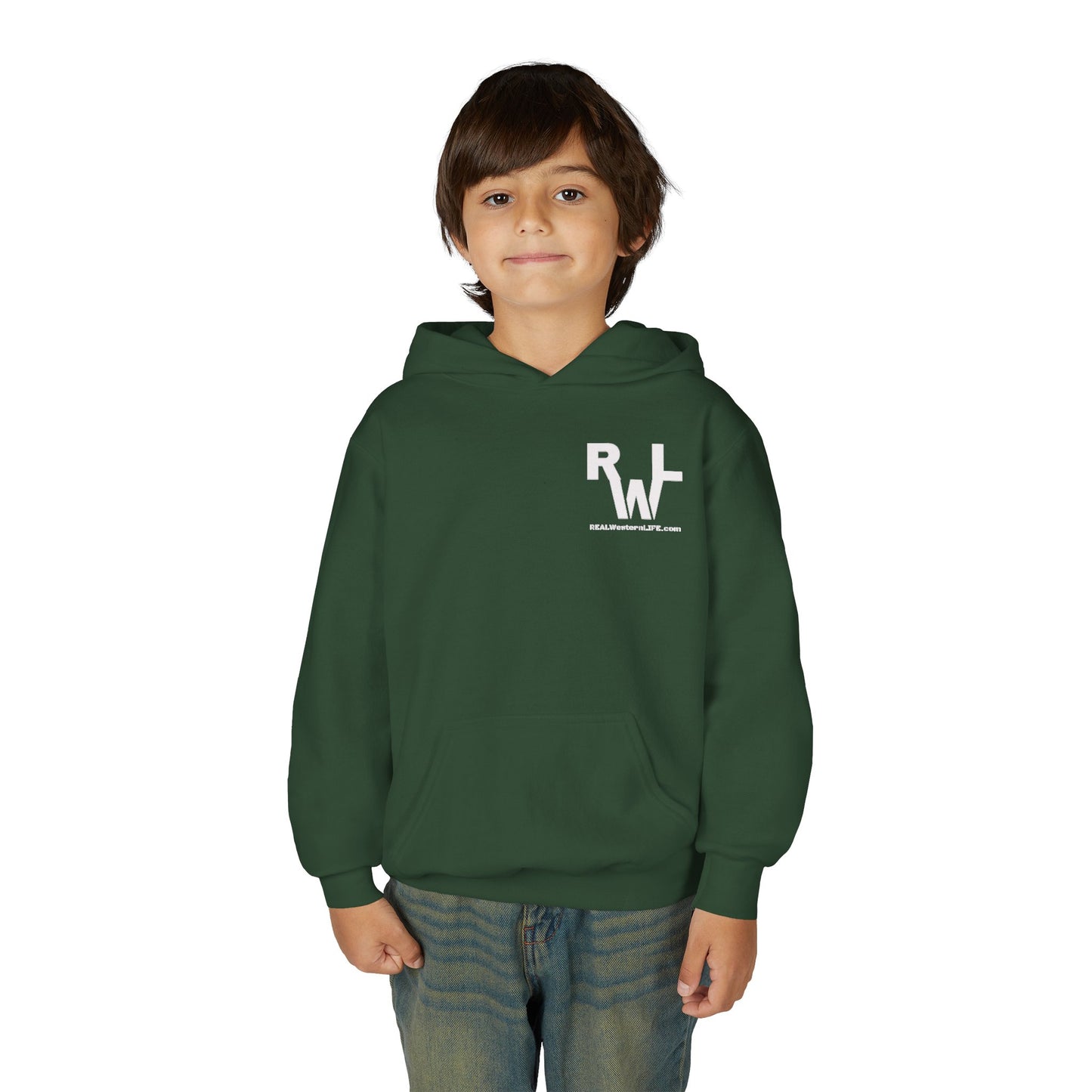 Kids Western Life Hooded Sweatshirt - Real Western Life Custom Brand Design