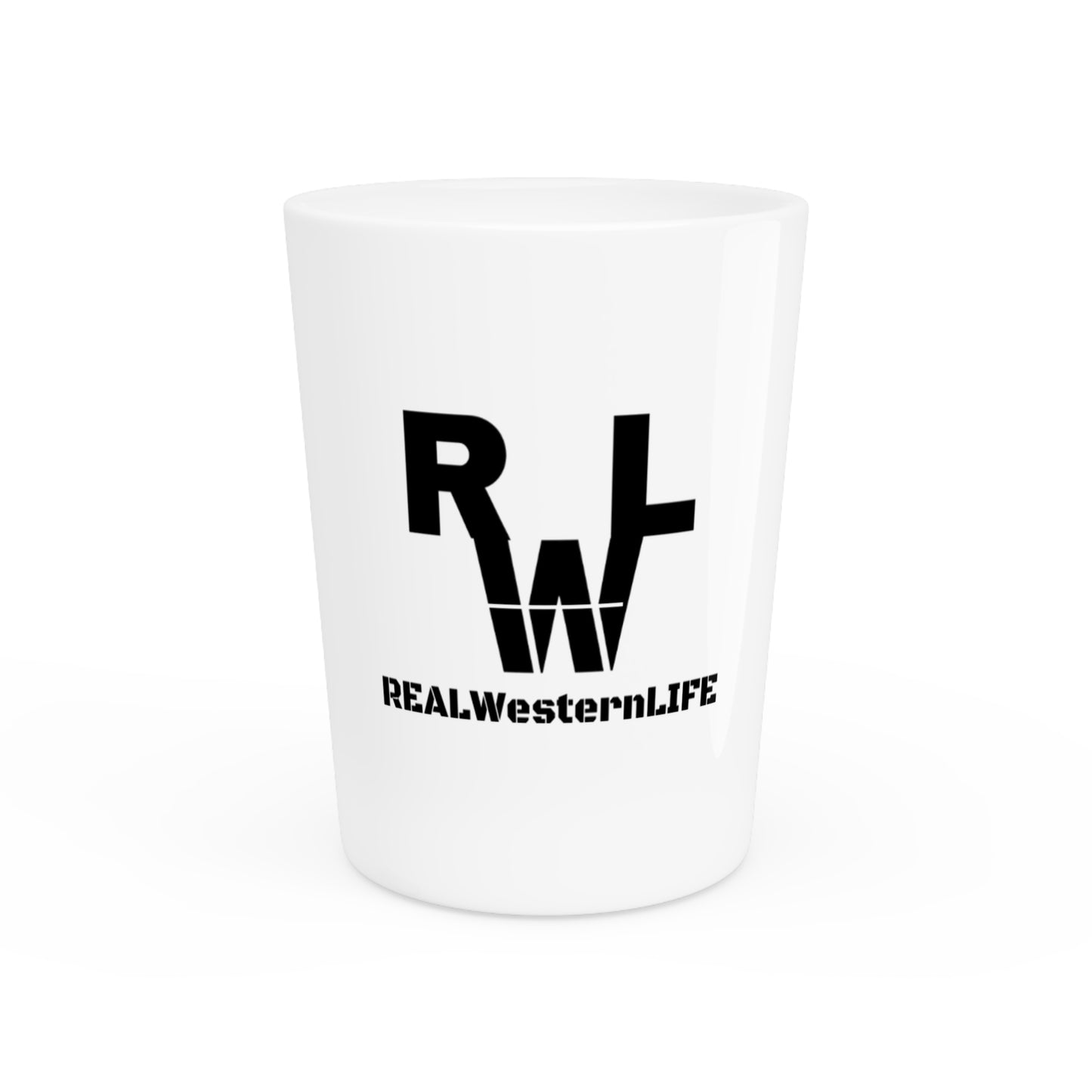 Real Western Life Shot Glass, Western Themed Barware, Cowboy Gift, Unique Shot Glass, Rustic Decor, Fun Partyware