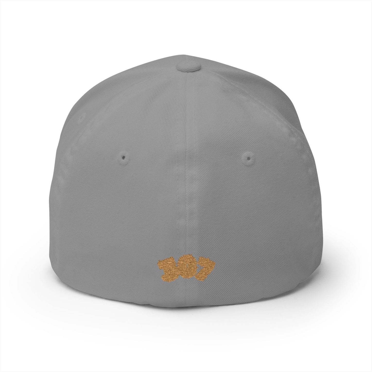 307 Wyoming Bison - Closed-Back Structured Cap (Embroidery)