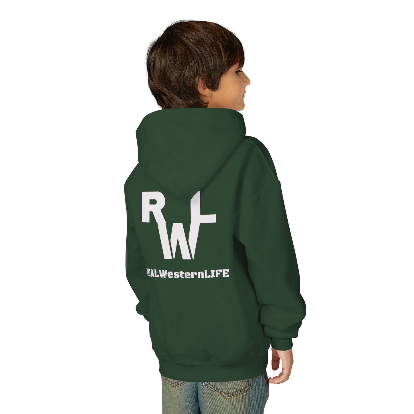 Kids Western Life Hooded Sweatshirt - Real Western Life Custom Brand Design