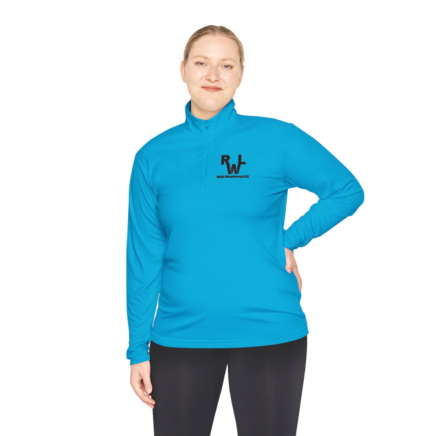 Real Western Life - Quarter-Zip Pullover for Active Lifestyle