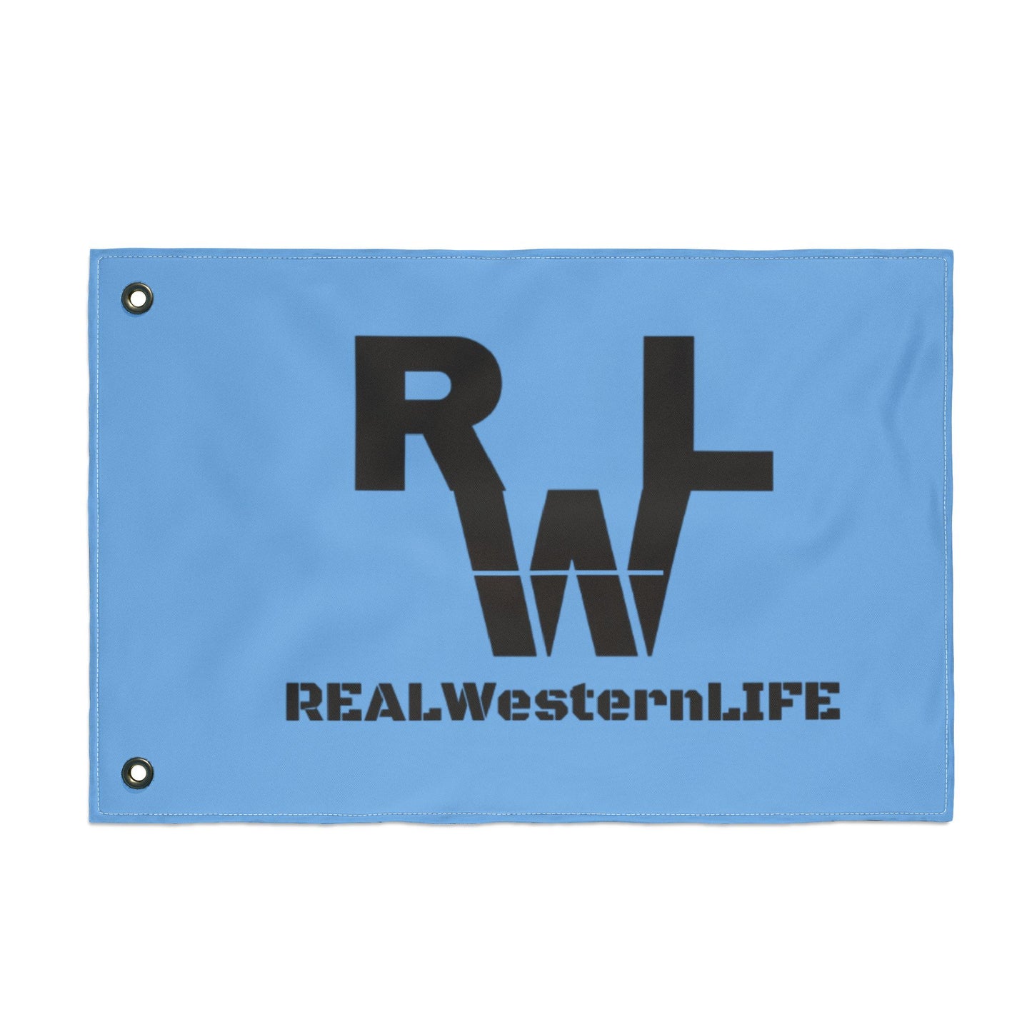 Real Western Life - Double Sided Flag - Customize it!