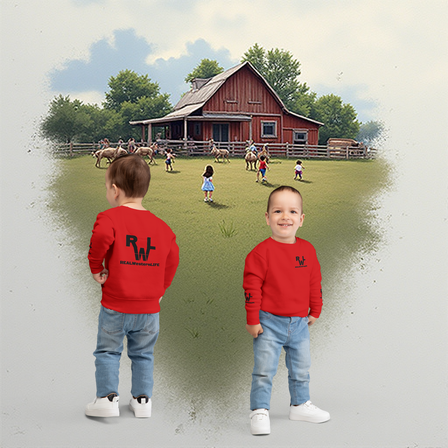 RWL Toddler Sweatshirt - Black Brand - Size 2T - 7T