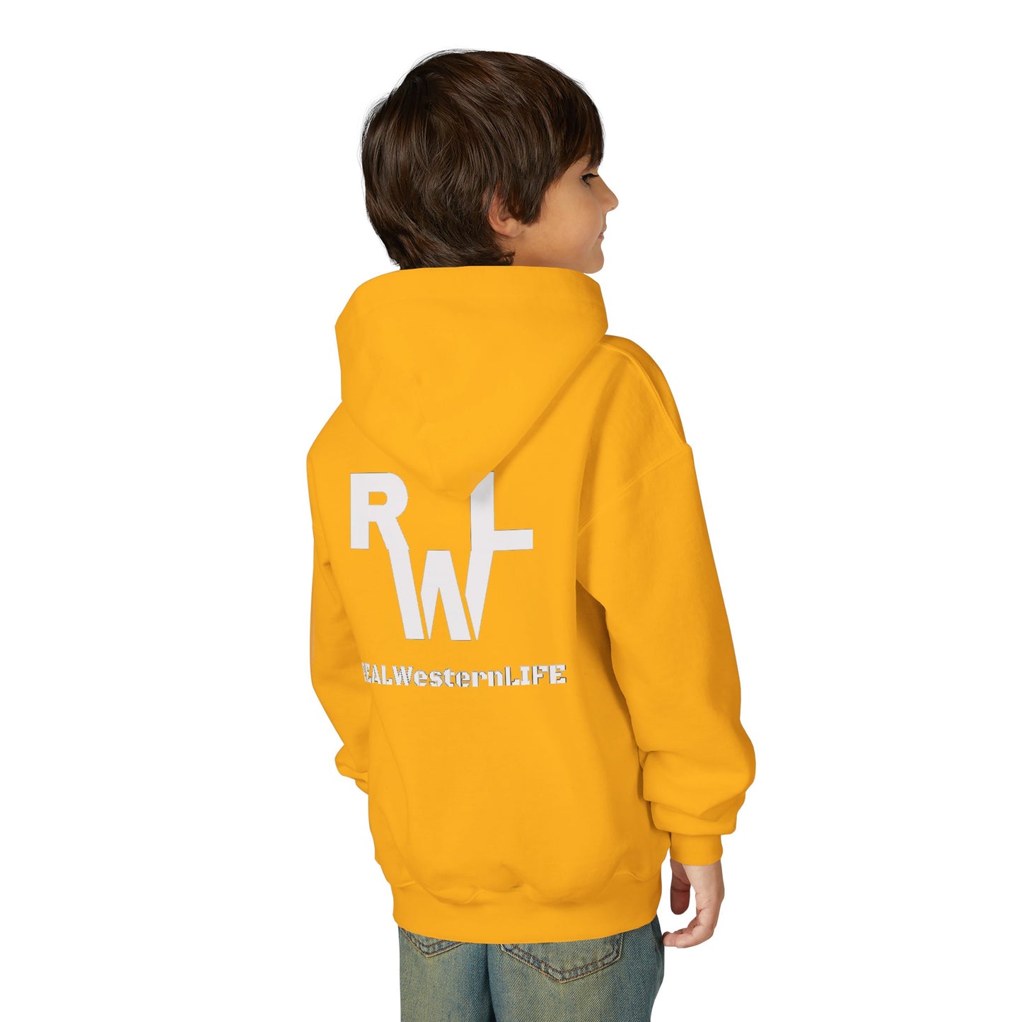 Kids Western Life Hooded Sweatshirt - Real Western Life Custom Brand Design