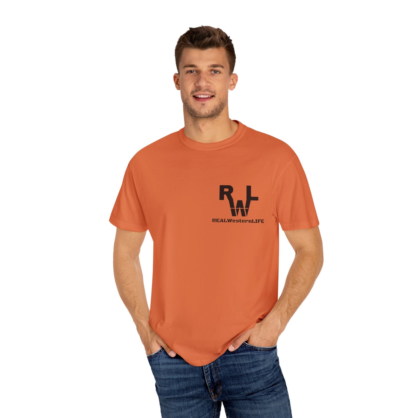TShirt, Customizable with your own Brand/Ranch name or leave with Real Western Life Branding
