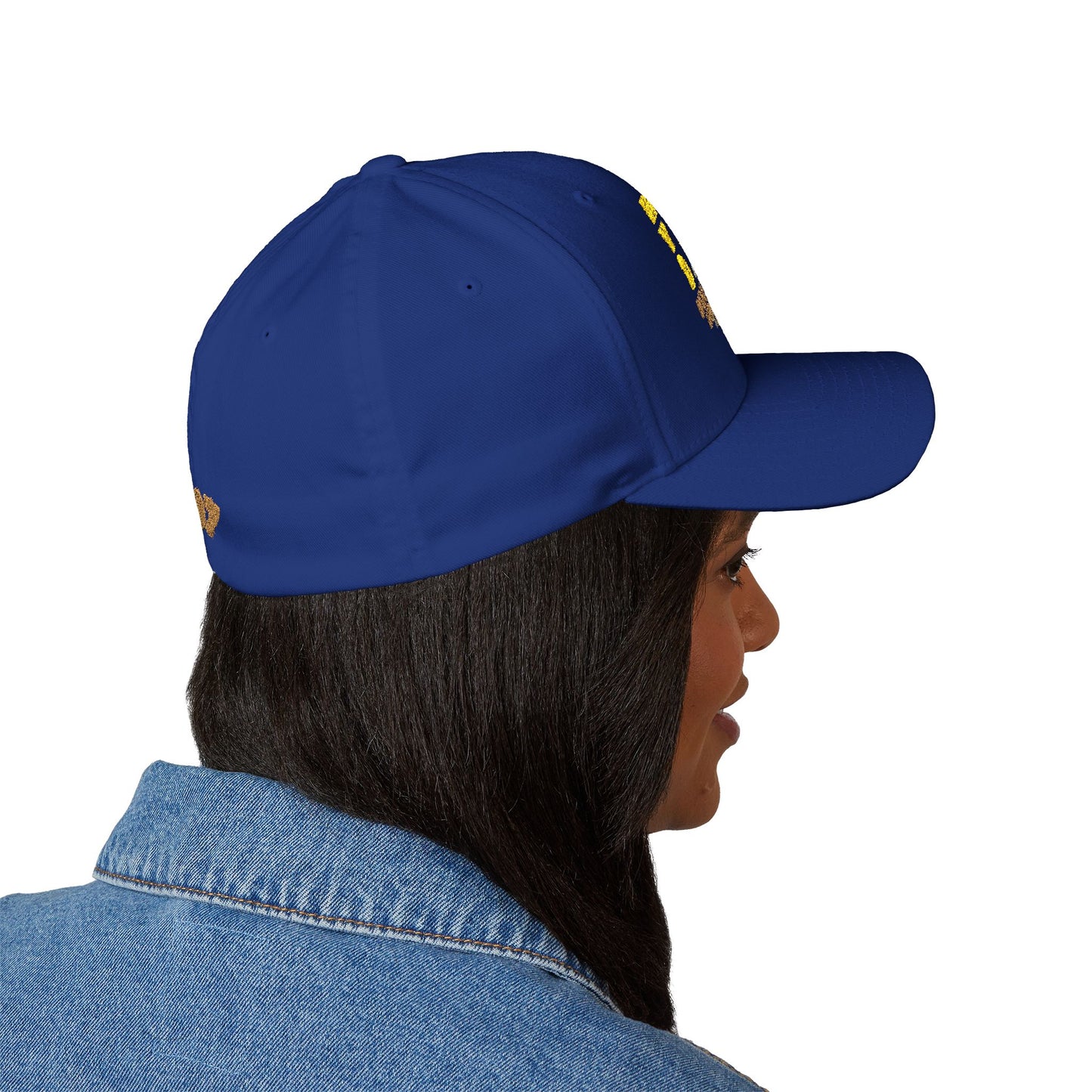307 Wyoming Bison - Closed-Back Structured Cap (Embroidery)