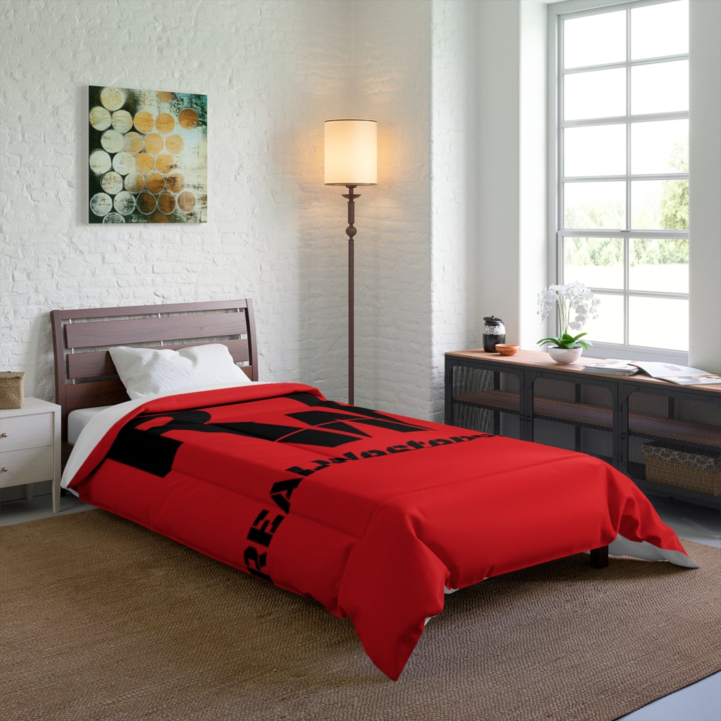 Real Western Life Rustic Reversible Comforter with Brand