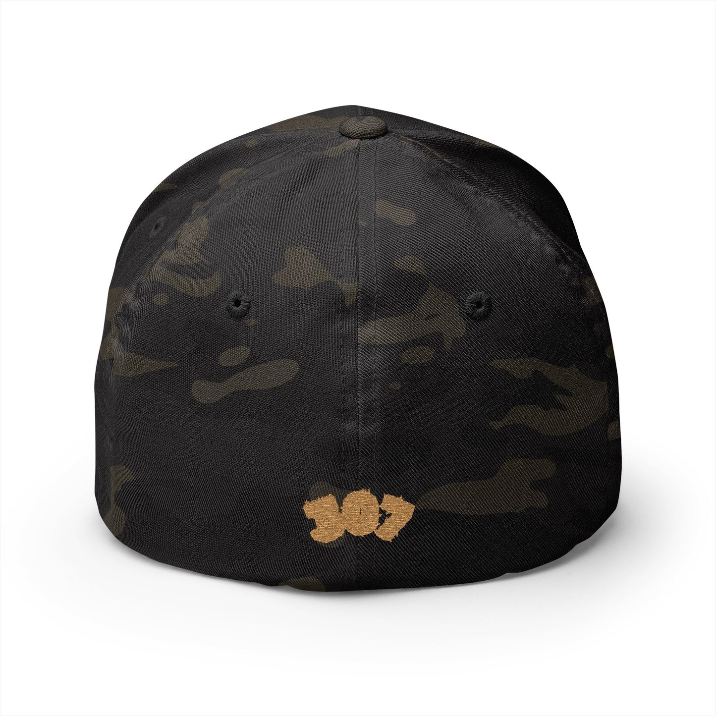 307 Wyoming Bison - Closed-Back Structured Cap (Embroidery)