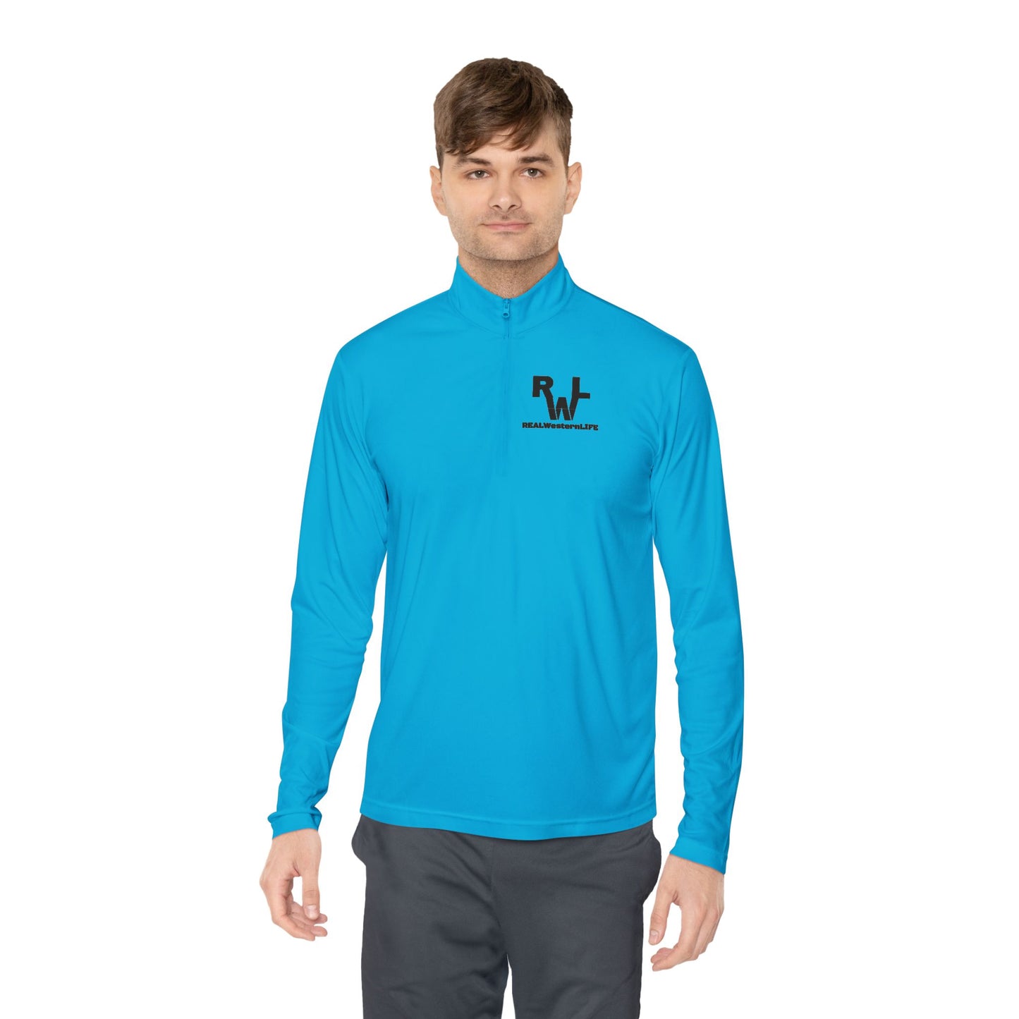Real Western Life - Quarter-Zip Pullover for Active Lifestyle