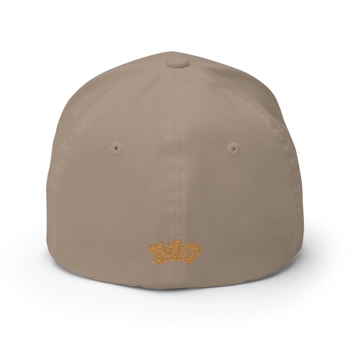 307 Wyoming Bison - Closed-Back Structured Cap (Embroidery)