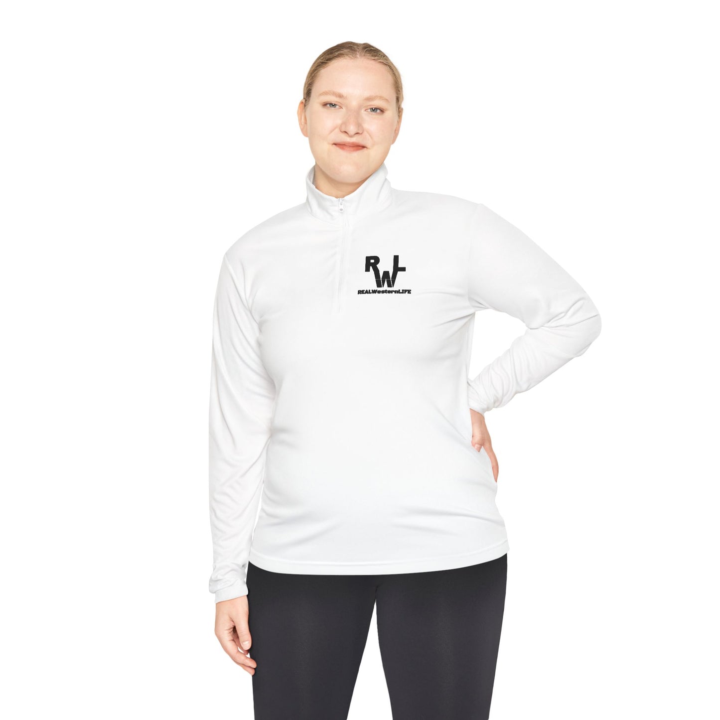 Real Western Life - Quarter-Zip Pullover for Active Lifestyle