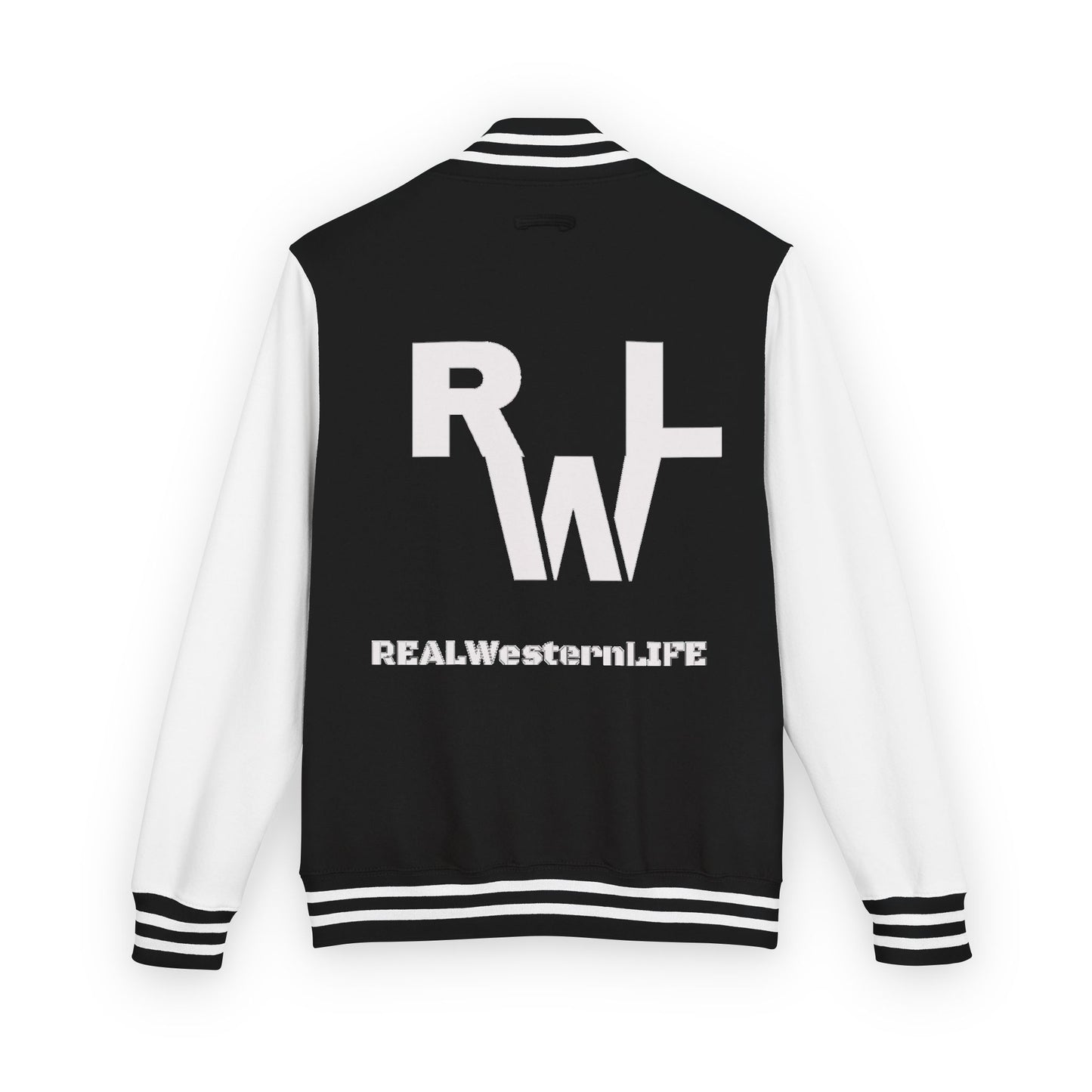 Real Western Life Brand & Ranch Name - Unisex Heavyweight Letterman Jacket,