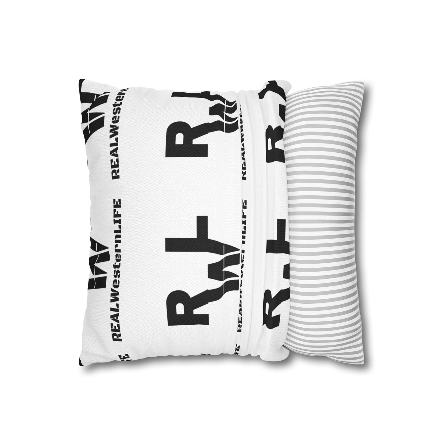Spun Polyester Square Pillowcase