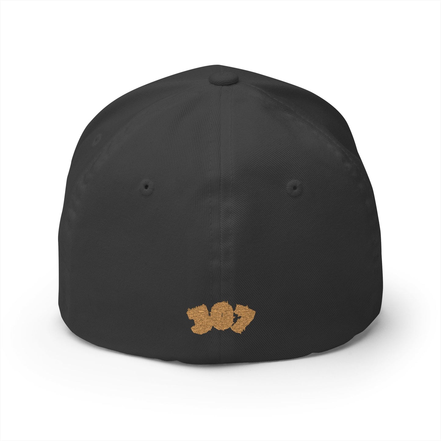 307 Wyoming Bison - Closed-Back Structured Cap (Embroidery)