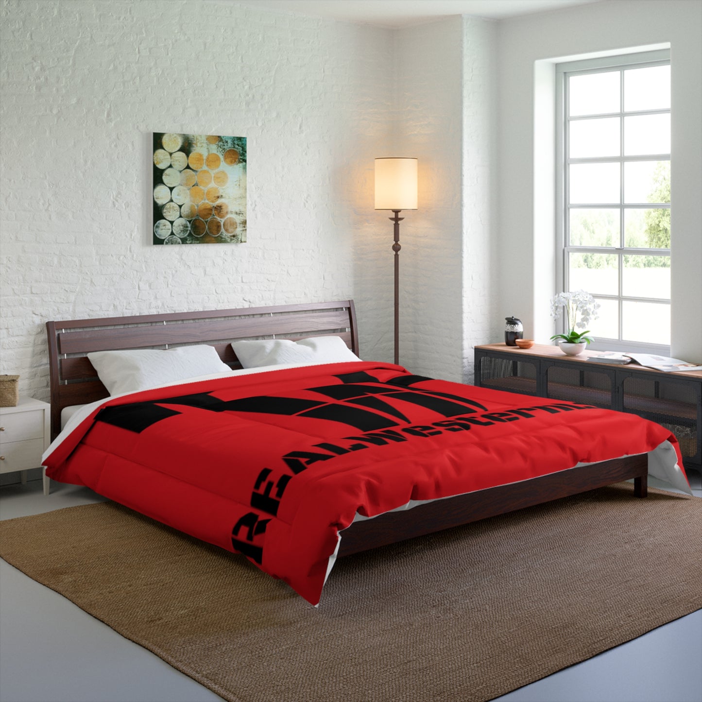 Real Western Life Rustic Reversible Comforter with Brand