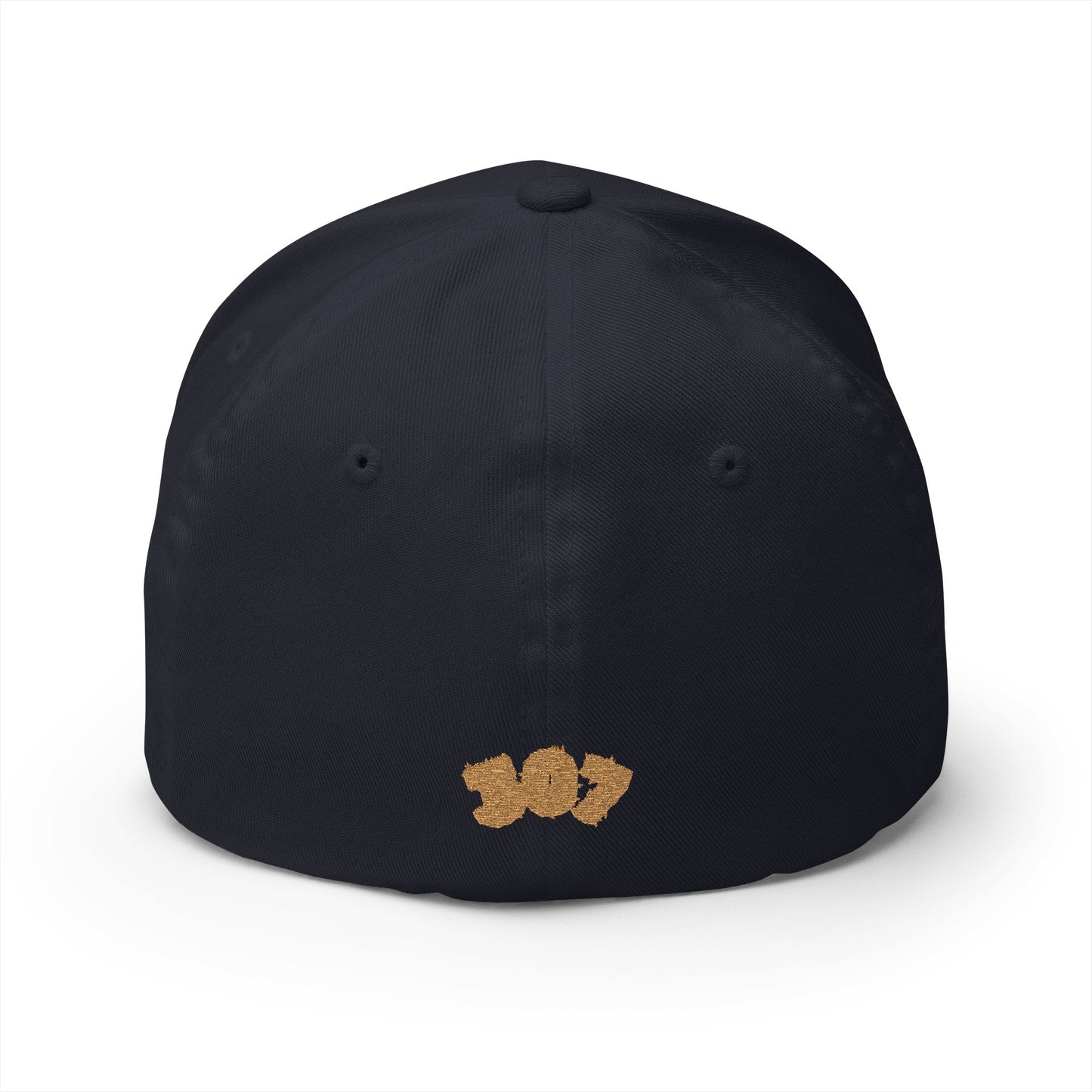 307 Wyoming Bison - Closed-Back Structured Cap (Embroidery)