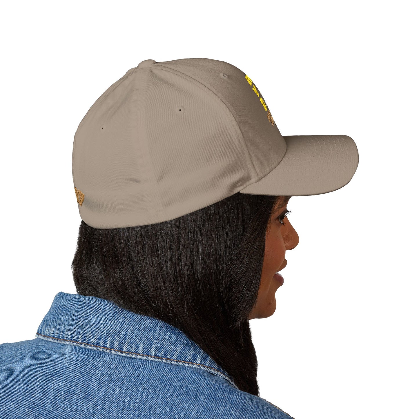 307 Wyoming Bison - Closed-Back Structured Cap (Embroidery)