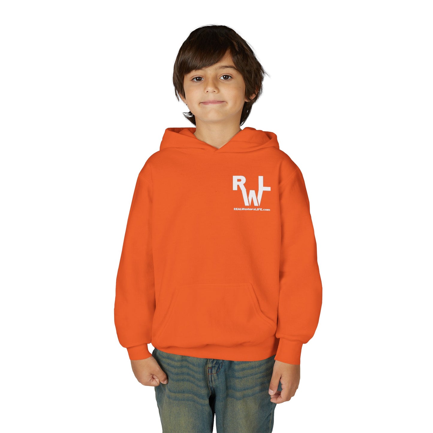 Kids Western Life Hooded Sweatshirt - Real Western Life Custom Brand Design