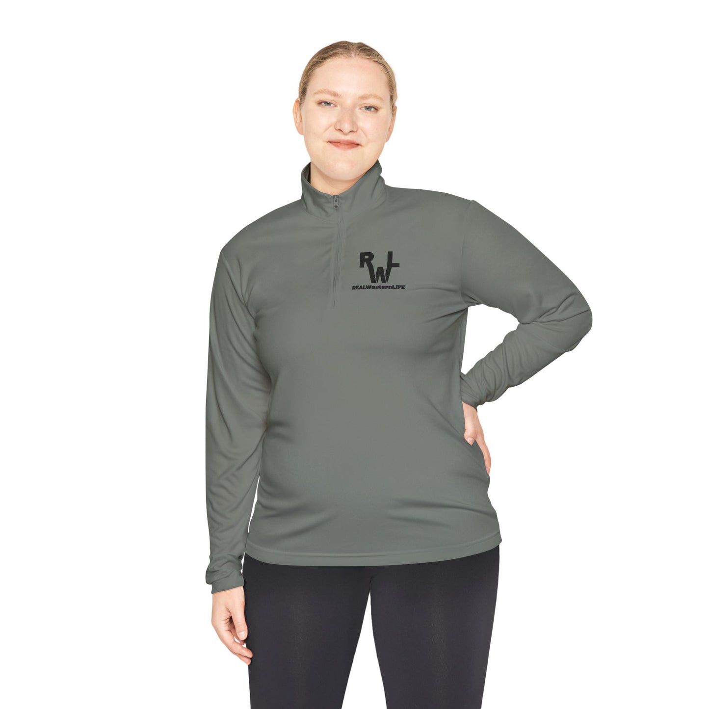 Real Western Life - Quarter-Zip Pullover for Active Lifestyle