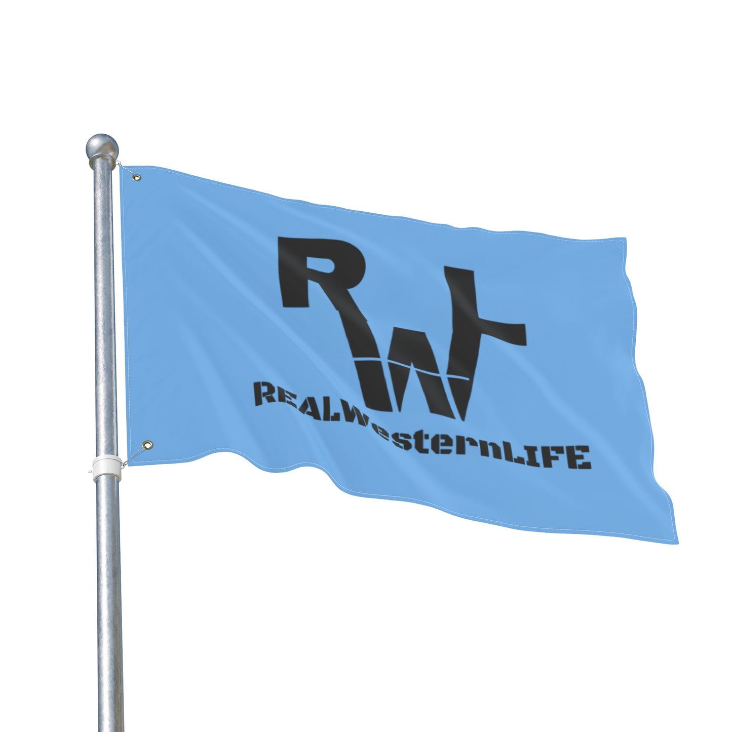 Real Western Life - Double Sided Flag - Customize it!