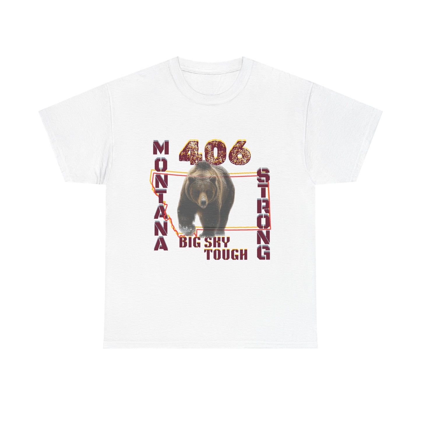 406 Montana Strong, Unisex T-Shirt LS
