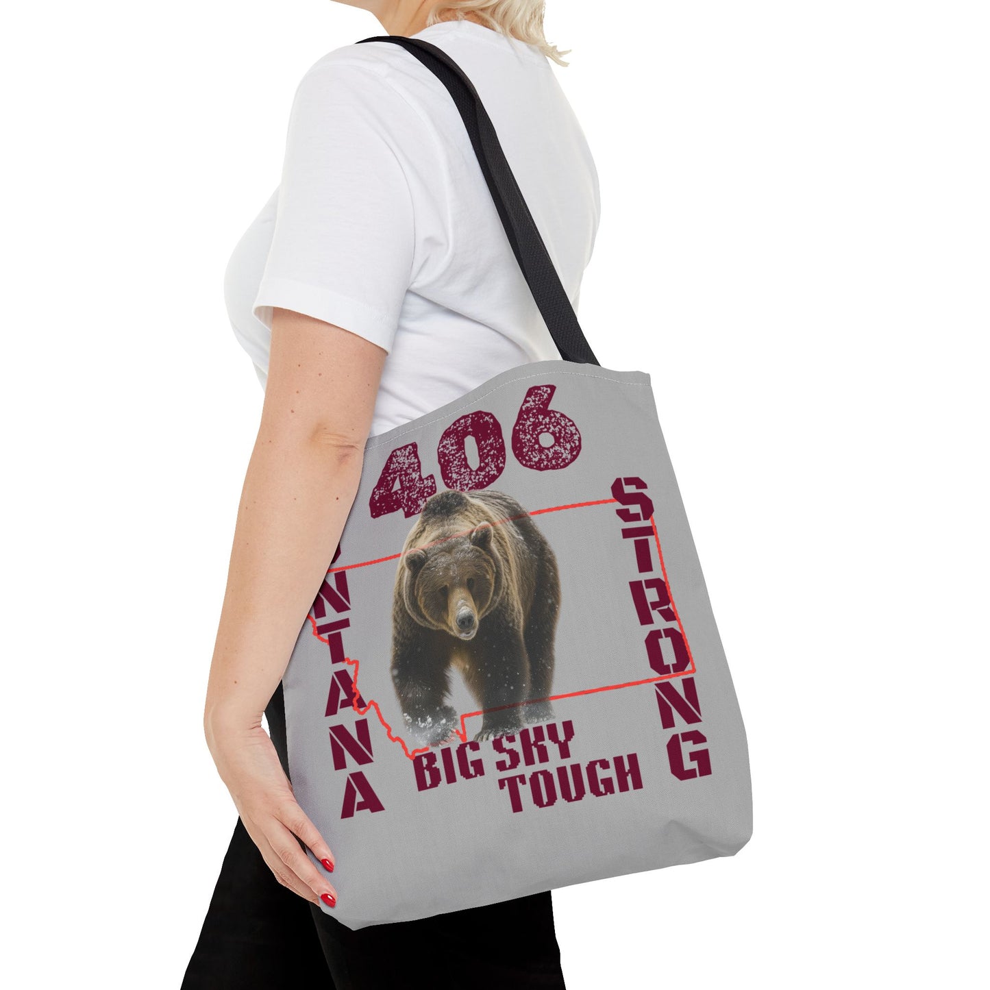 MT 406 - Montana Strong - Tote Bag -