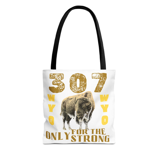 WYO 307 - Buffalo Strength Tote Bag
