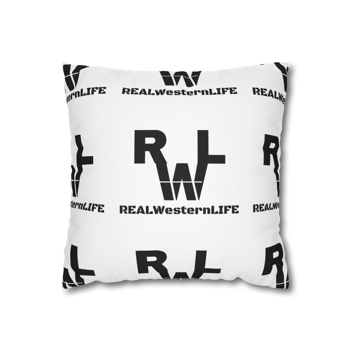 Spun Polyester Square Pillowcase