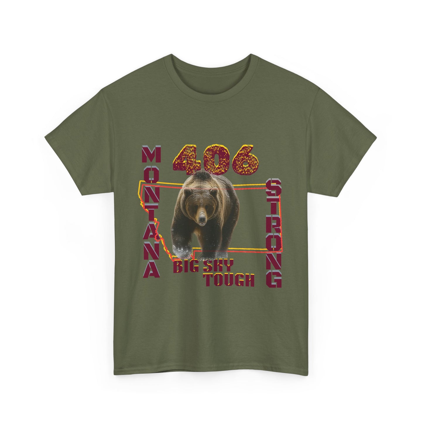 406 Montana Strong, Unisex T-Shirt LS