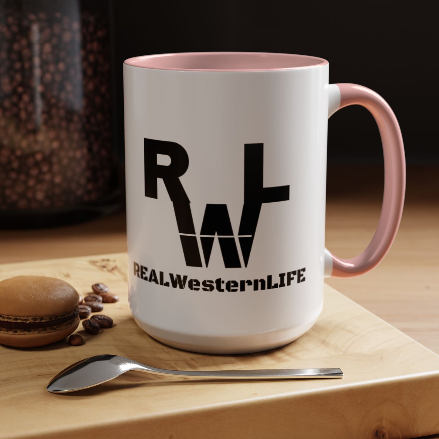 Real Western Life (RWL) - Accent Coffee Mug - Customize with your own Brand/Ranch name or leave it RWL Branding
