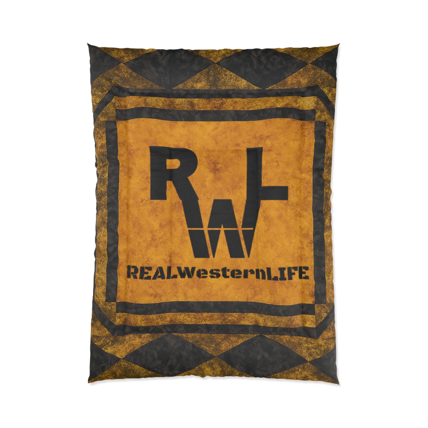 Rustic RWL Brand Comforter — Customize