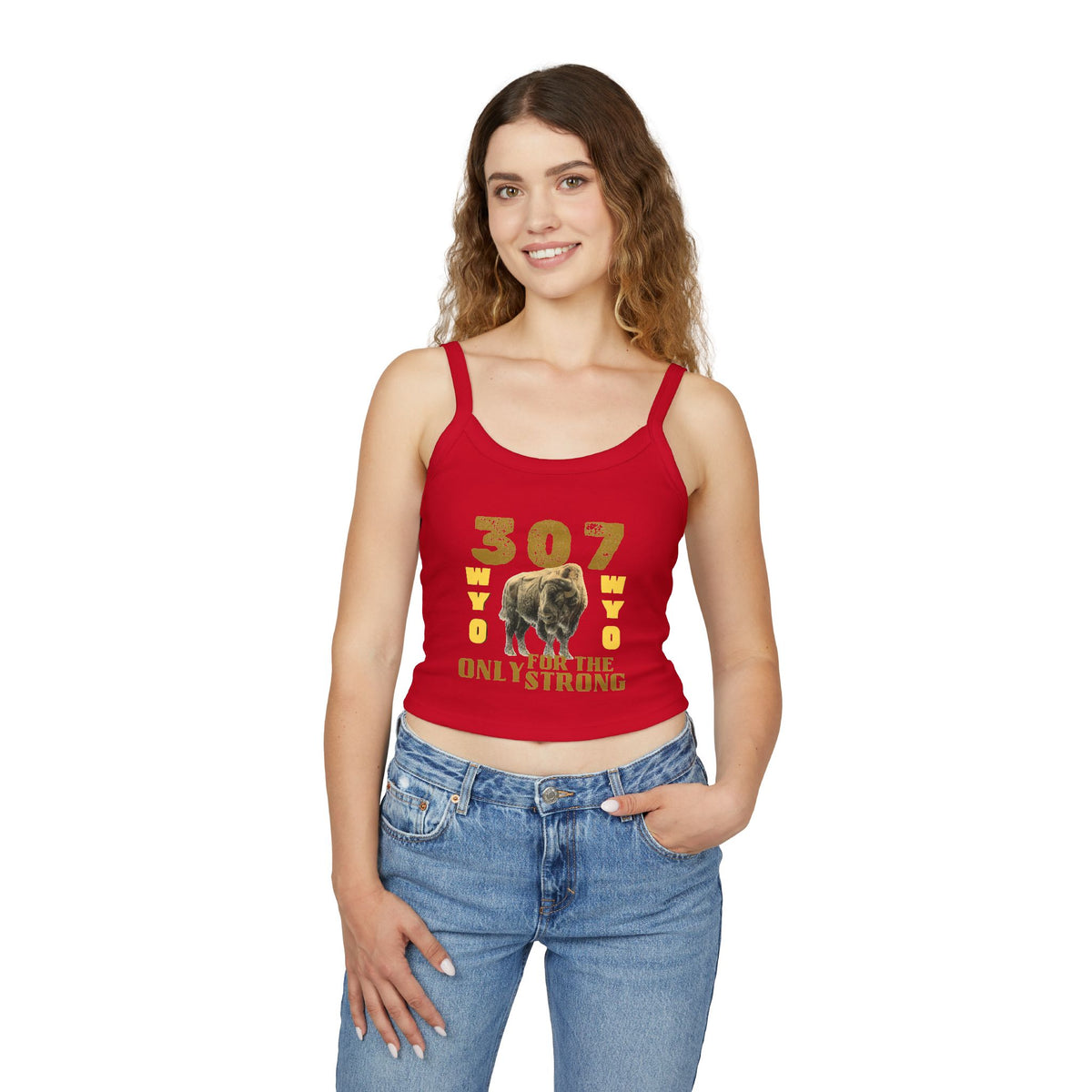 307 Bison Buffalo Strength Women's Tank Top
